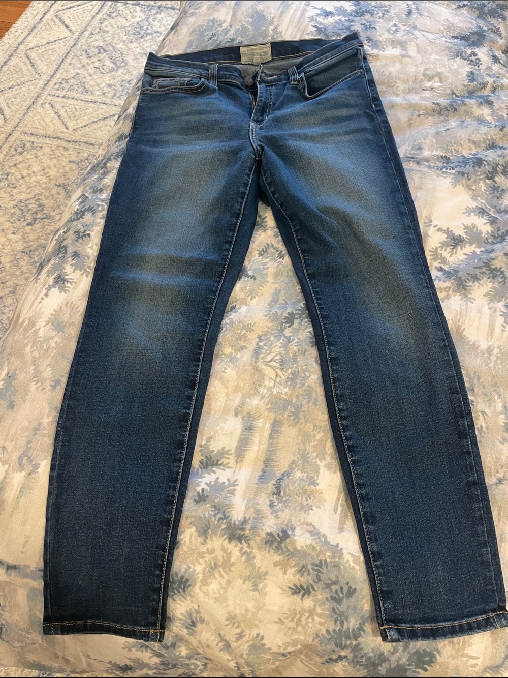 Current/Elliott Medium Blue Skinny Jeans
